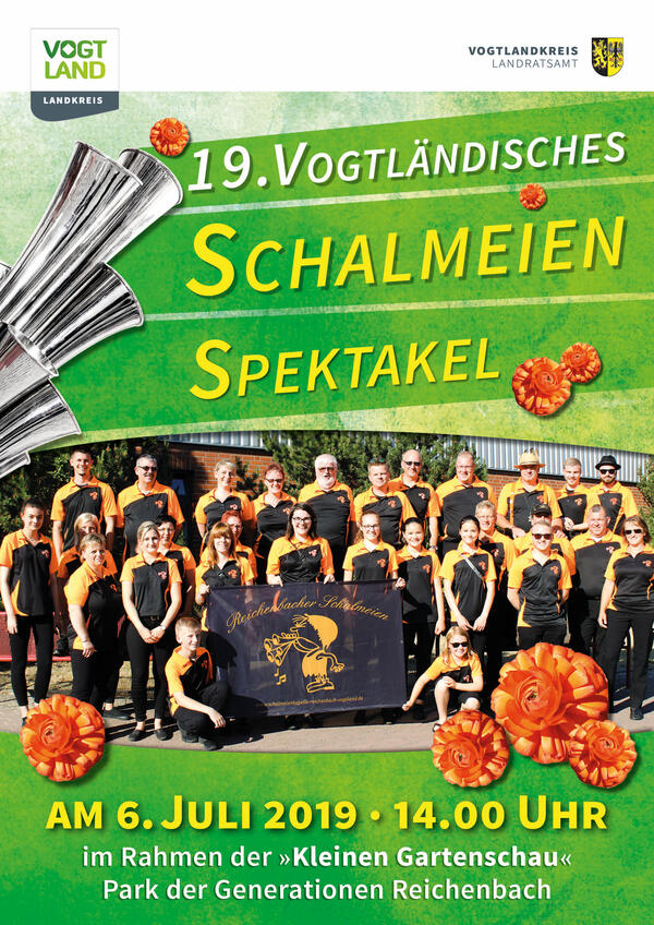Bild vergrößern: Plakat 19. Vogtländisches Schalmeienspektakel
