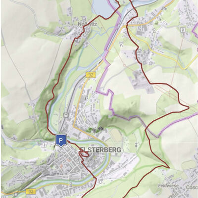 Bild vergr&ouml;&szlig;ern: Geoportal Vogtlandkreis: Rundwanderweg Burgleite