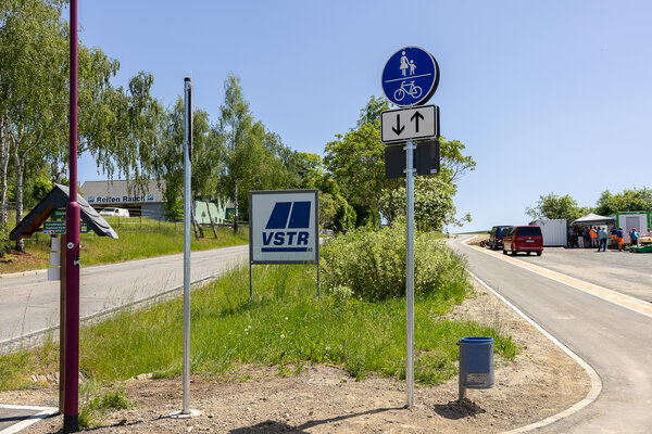 Bild vergr&ouml;&szlig;ern: Der neue Radweg verbindet Rodewisch und R&uuml;tzengr&uuml;n.
