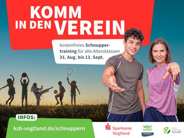 Bild vergr&ouml;&szlig;ern: &raquo;Komm in den Verein - Schnuppertage&laquo; starten im Vogtland